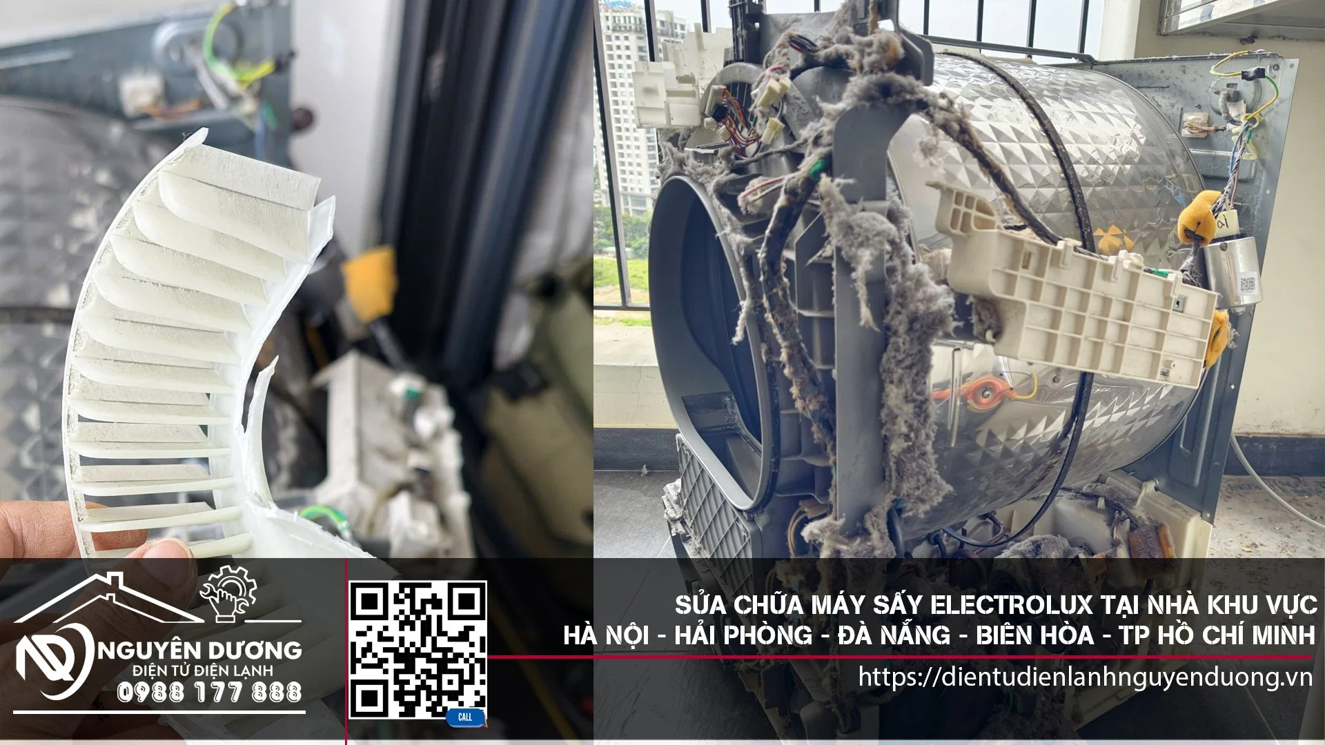 Sửa Chữa Máy Sấy Electrolux Uy Tín tại Nhà