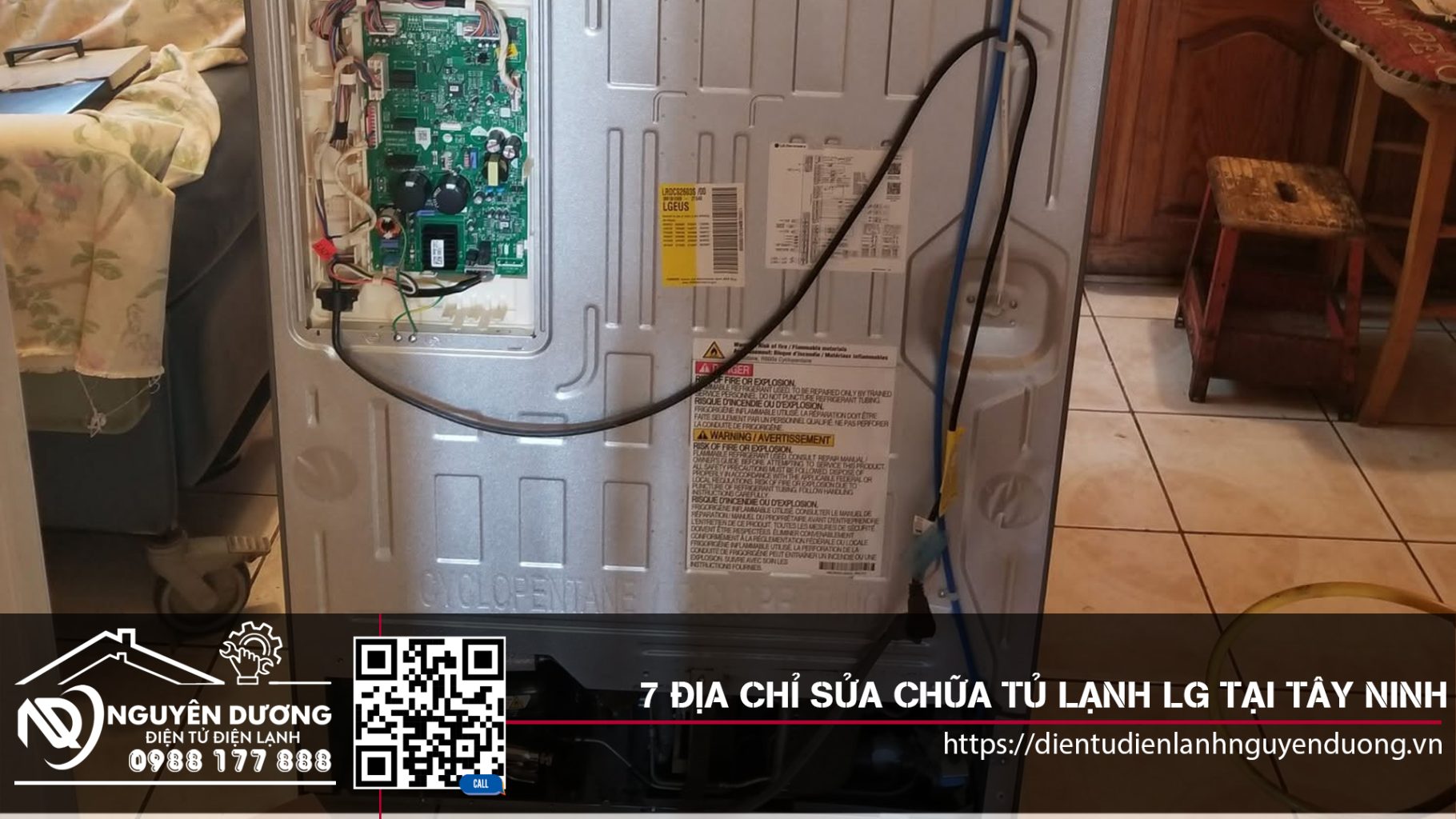 Địa Chỉ Sửa Chữa Tủ Lạnh LG Tại Tây Ninh