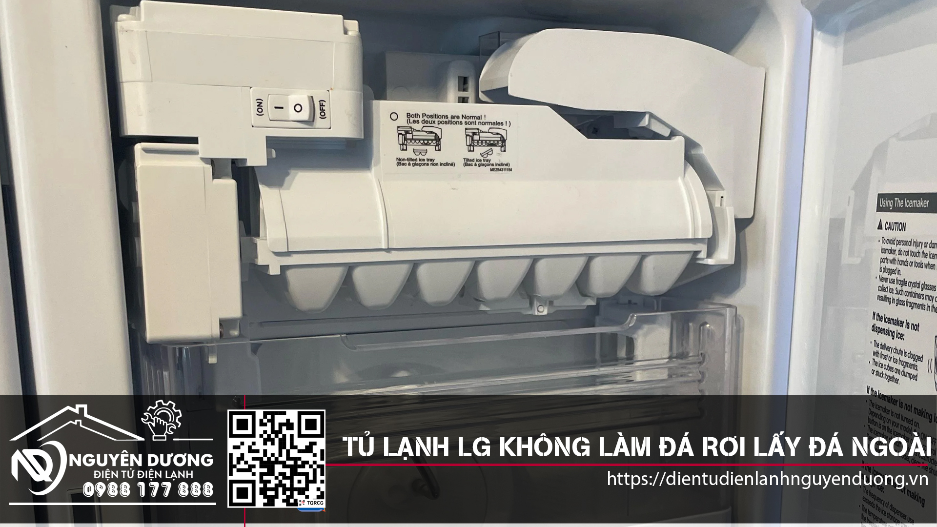 Tủ Lạnh LG Không Làm Đá Rơi