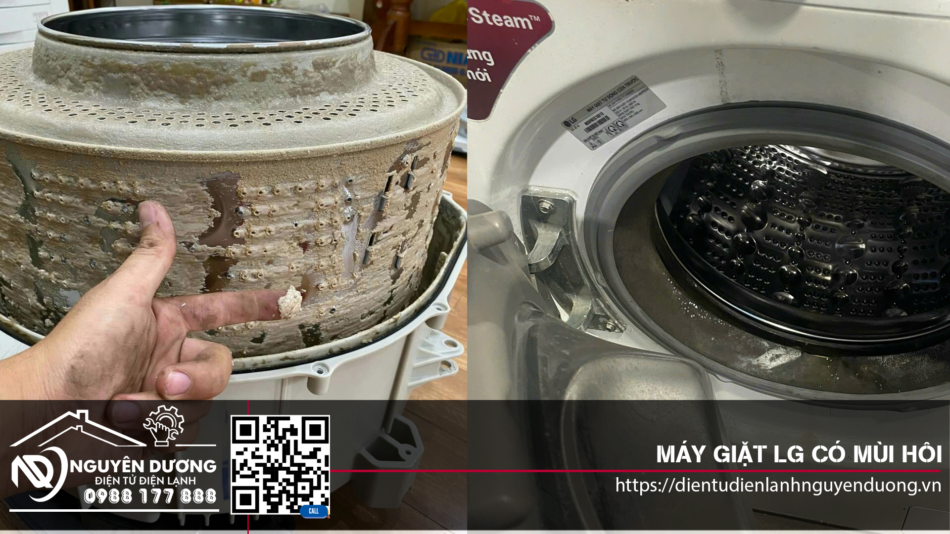 Bảo Dưỡng Lồng Máy Giặt LG