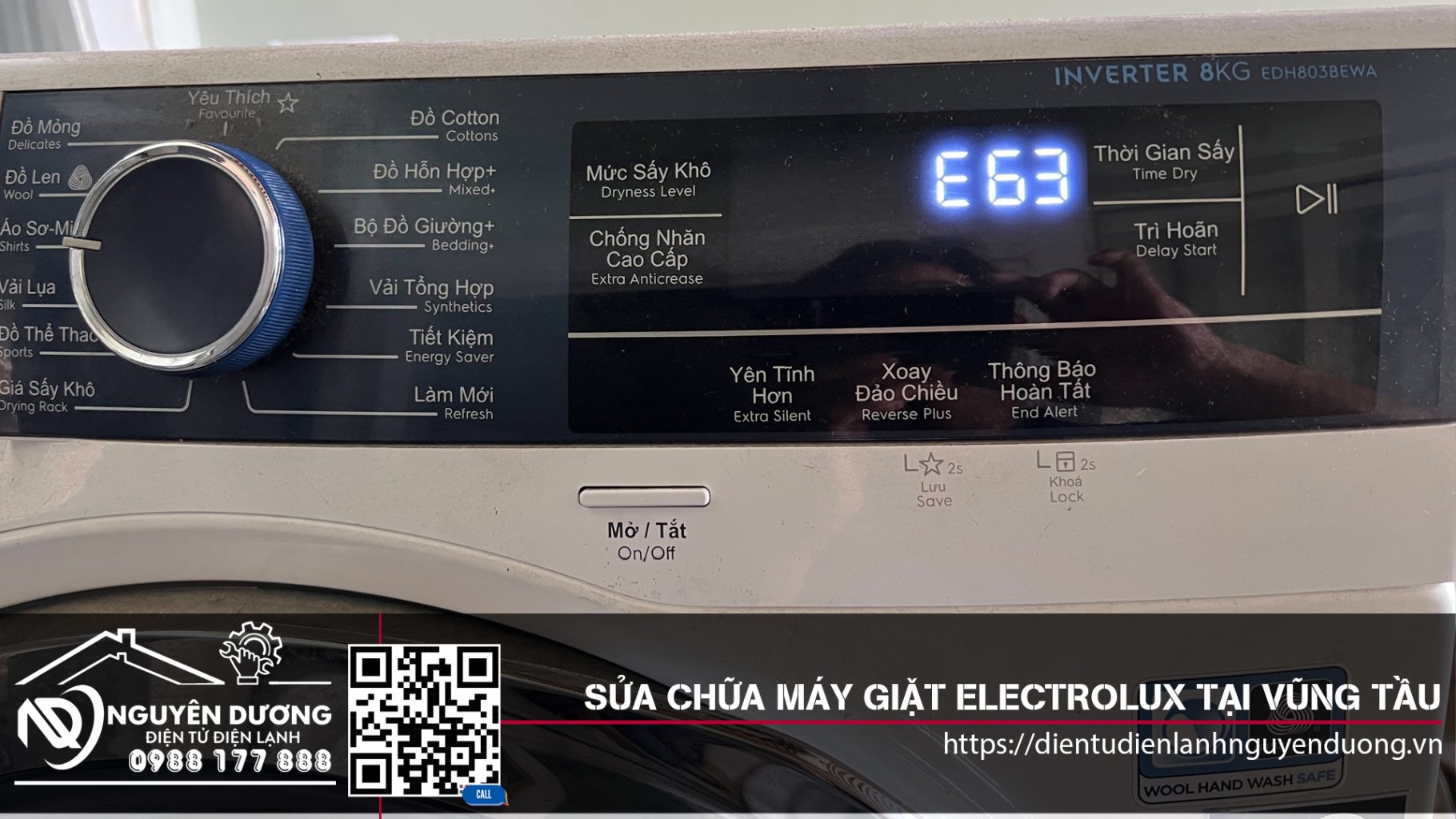 Sửa Chữa Máy Giặt Electrolux Tại Vũng Tầu