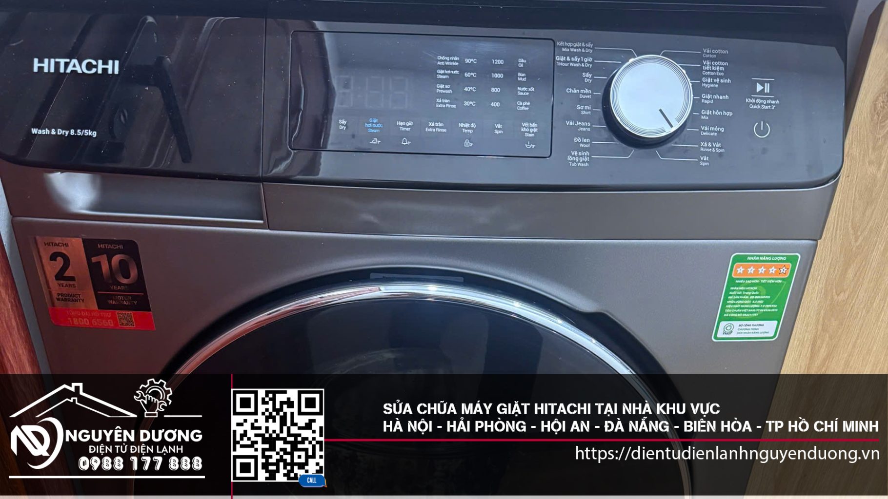 Sửa Chữa Máy Giặt Hitachi Tại Nhà Uy Tín