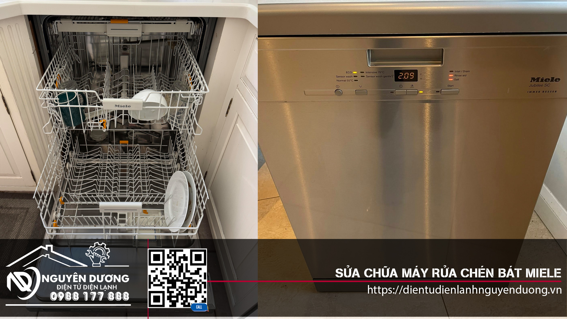 Sửa Chữa Máy Rửa Bát Miele Tại Nhà Uy Tín