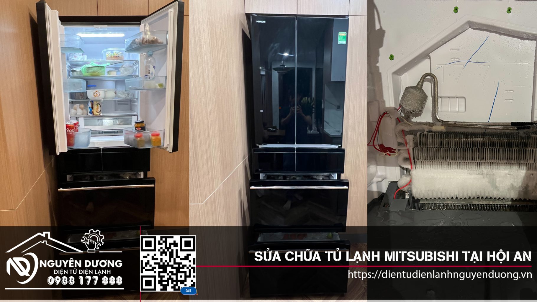Sửa Chữa Tủ Lạnh Hitachi Tại Hội An