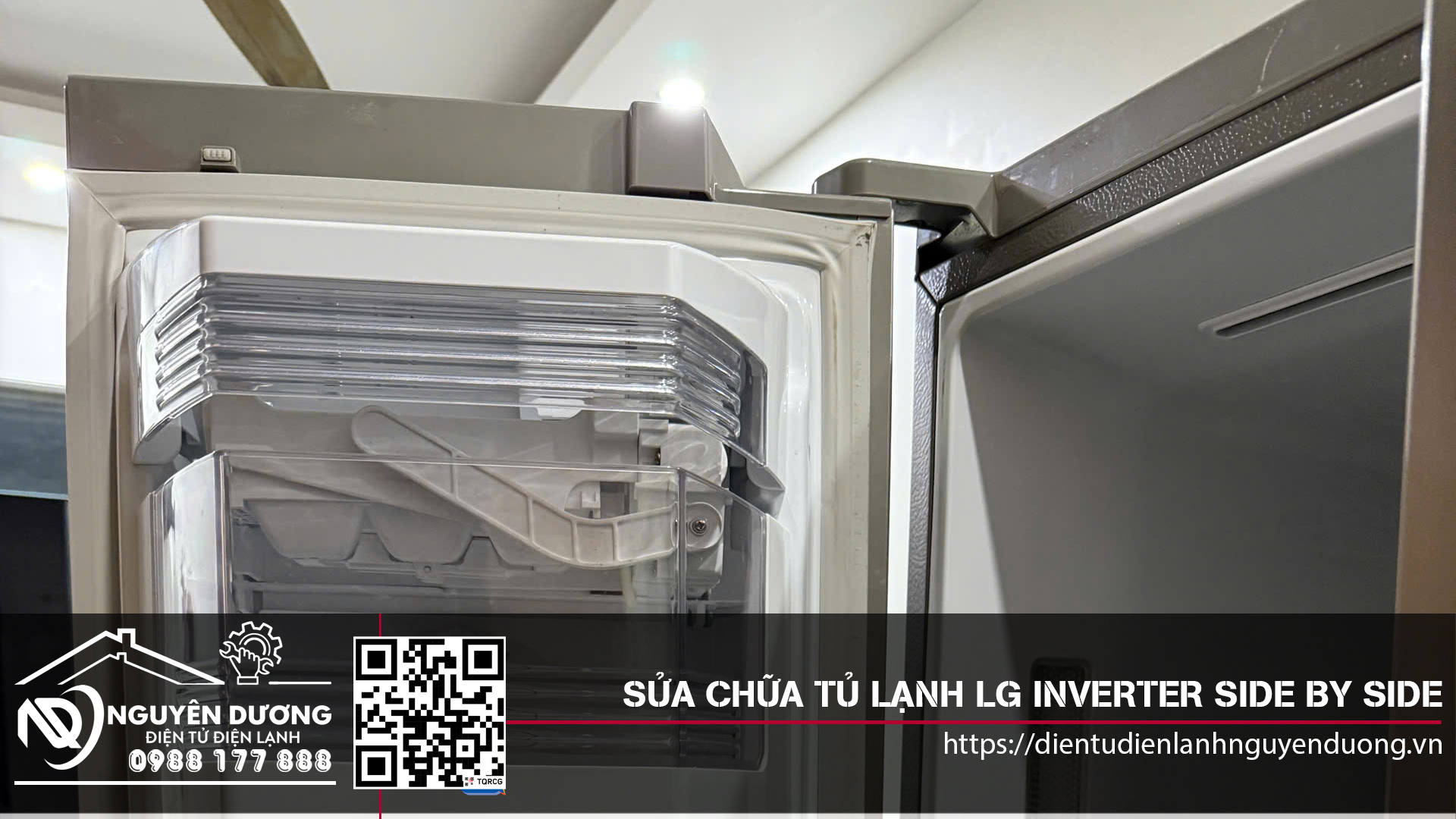 Sửa Chữa Tủ Lạnh LG Inverter Side By Side