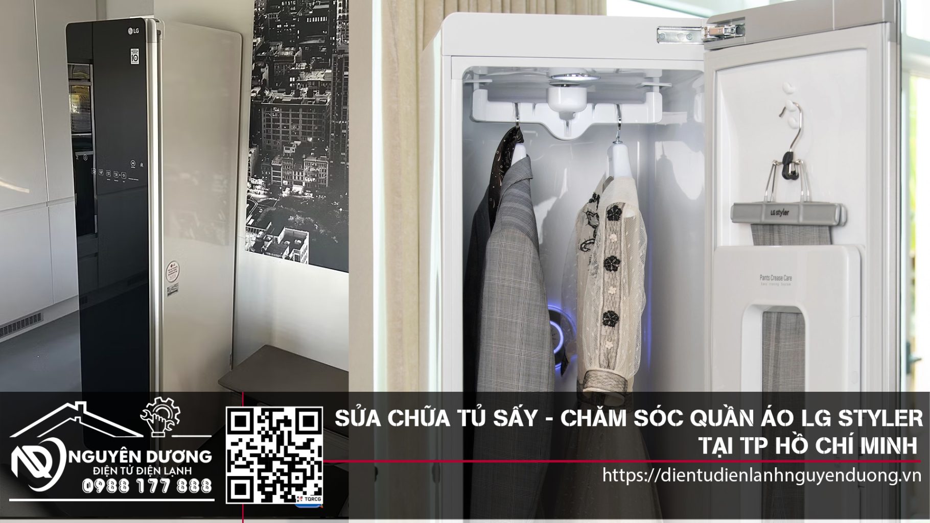 Sửa Chữa Tủ Sấy Tủ Chăm Sóc Quần Áo LG Styler
