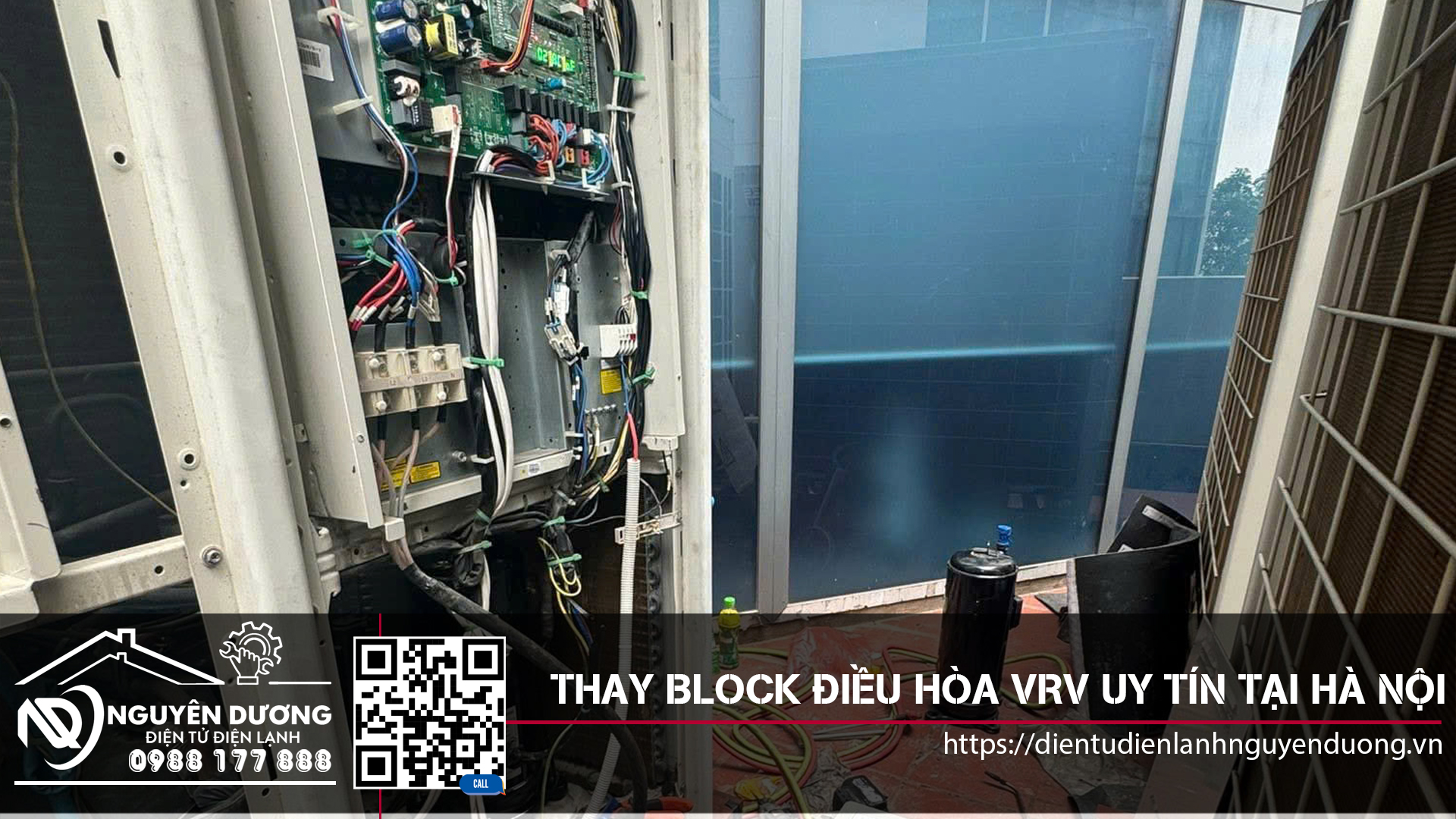 Thay Block điều hòa VRV chính hãng tại Hà Nội