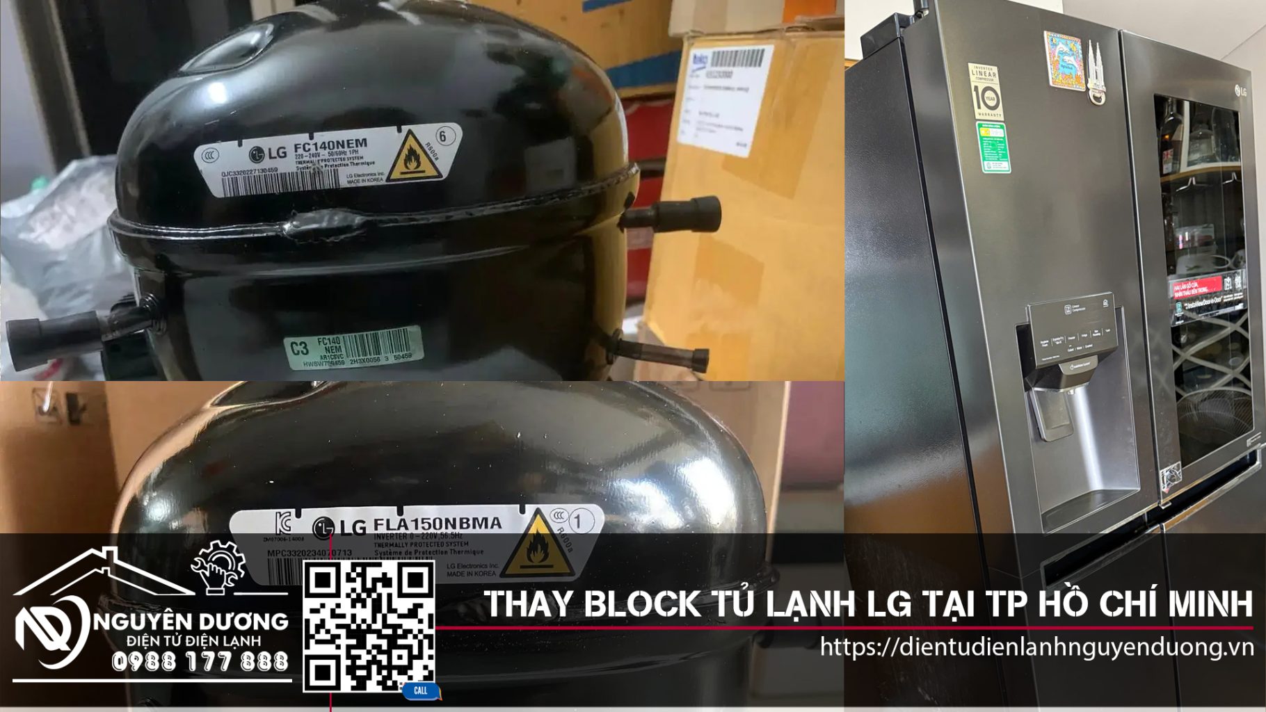 Thay Block Tủ Lạnh LG Tại Tp Hồ Chí Minh