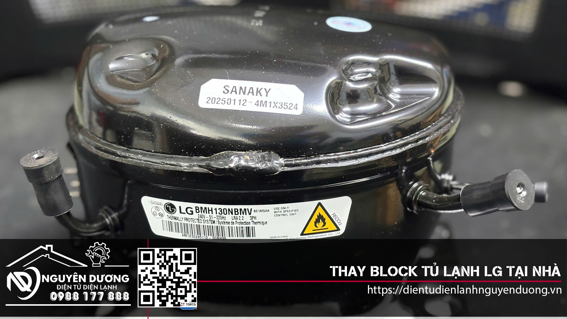 Thay Block Tủ Lạnh LG Tại Nhà Uy Tín