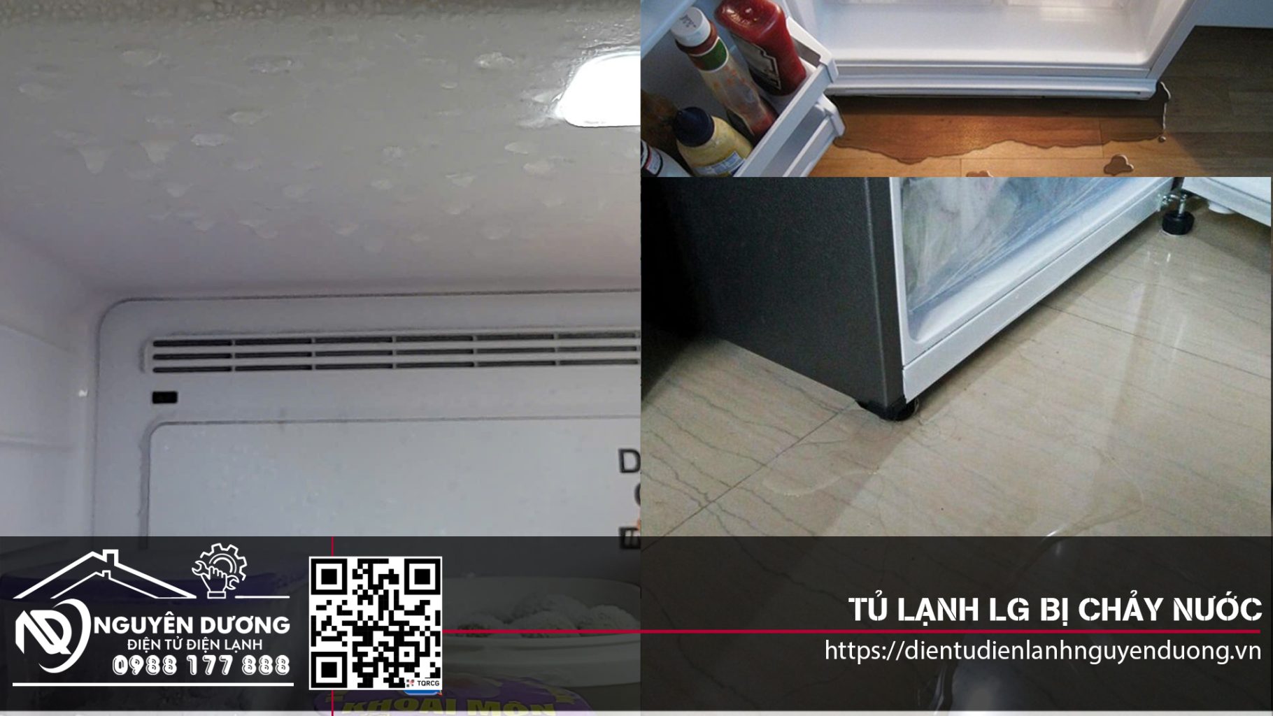 Tủ Lạnh LG Bị Chảy Nước
