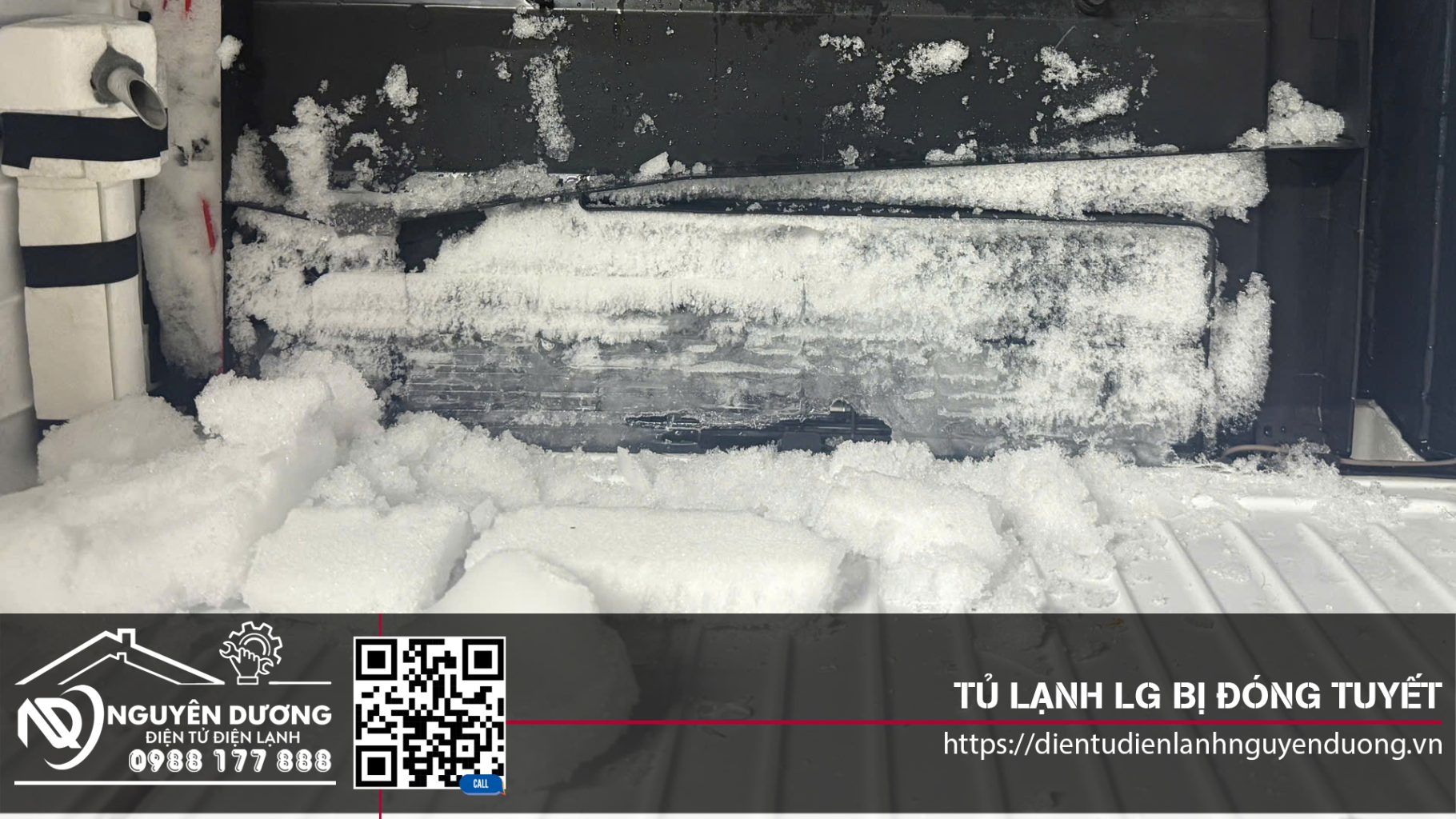 Tủ Lạnh LG Bị Đóng Tuyết