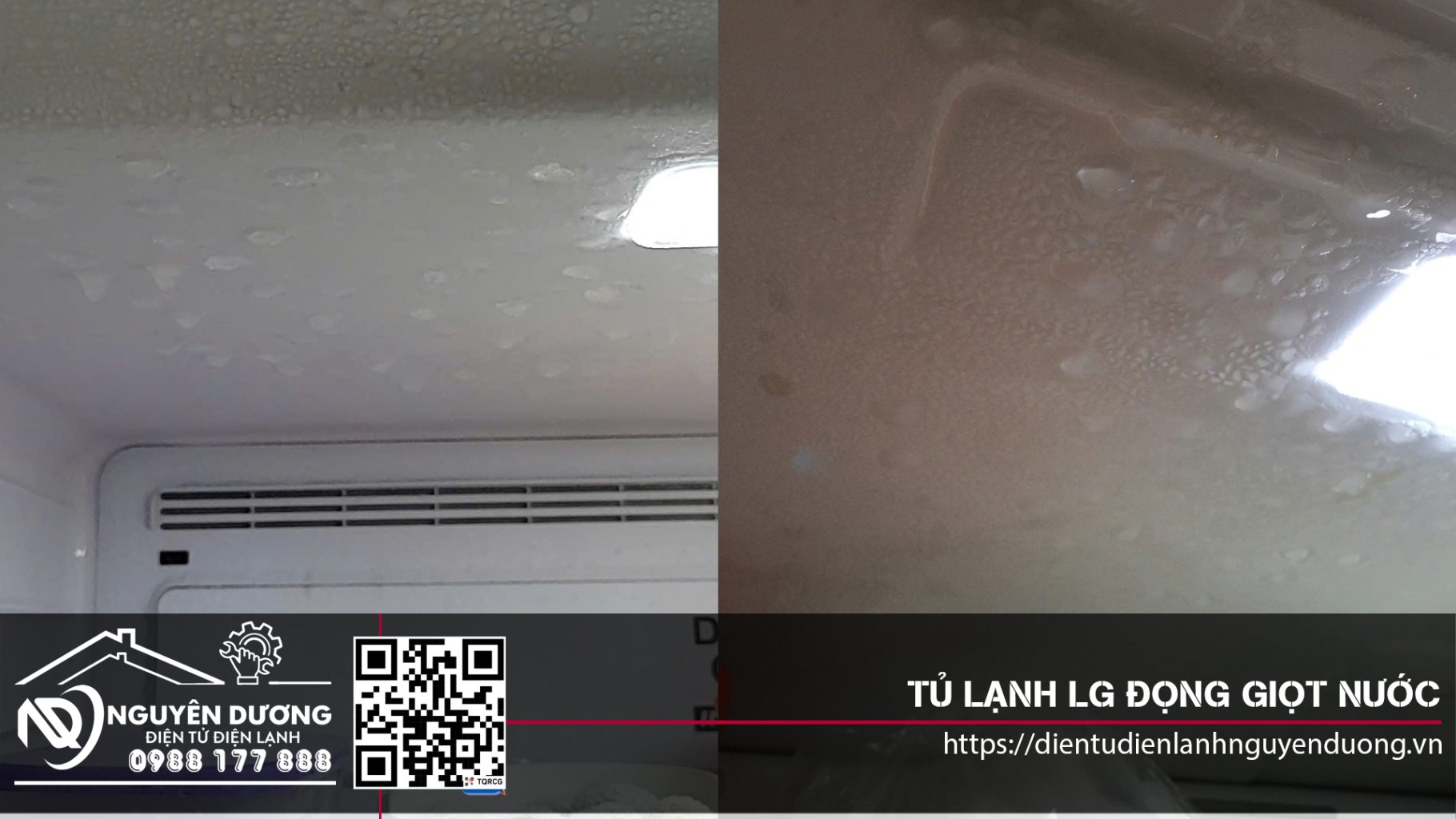 Tủ Lạnh LG Đọng Mồ Hôi, Giọt Nước