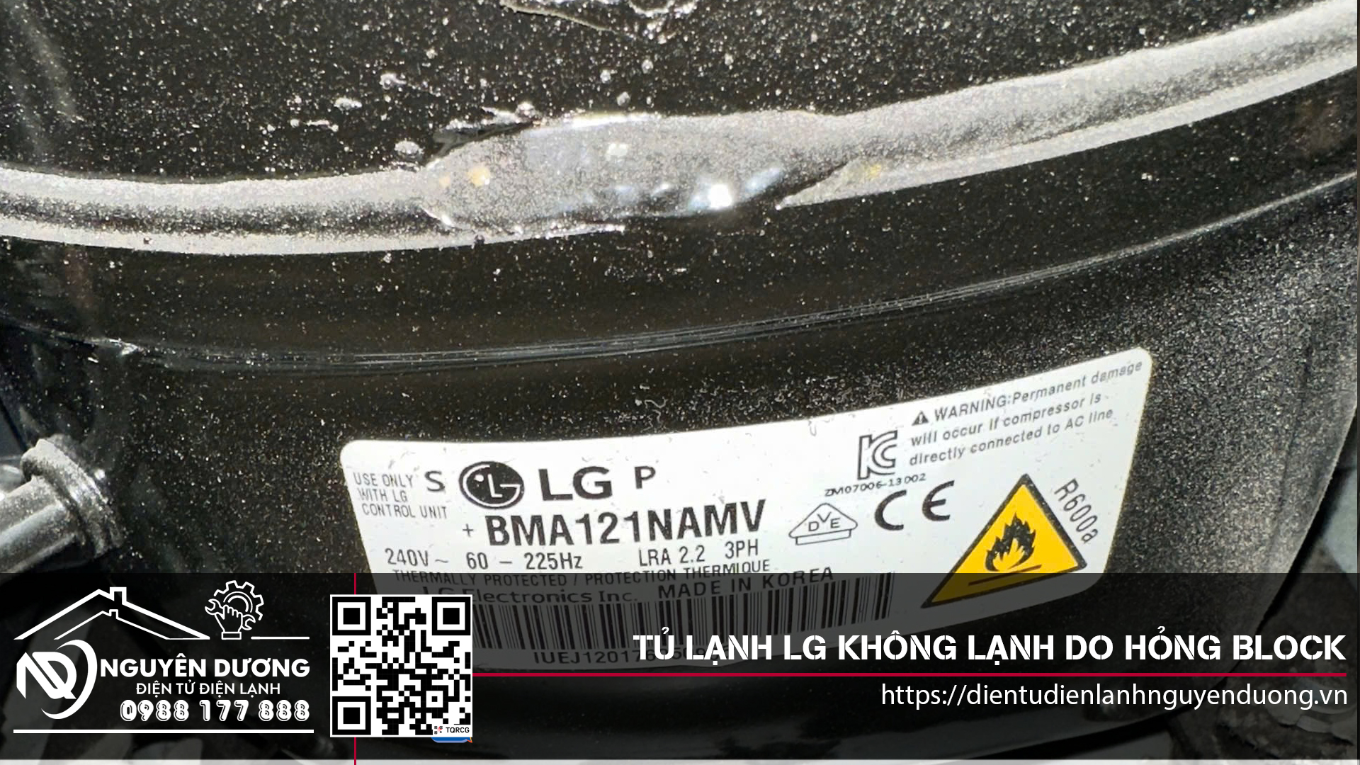 Tủ Lạnh LG Không Lạnh Do Hỏng Block