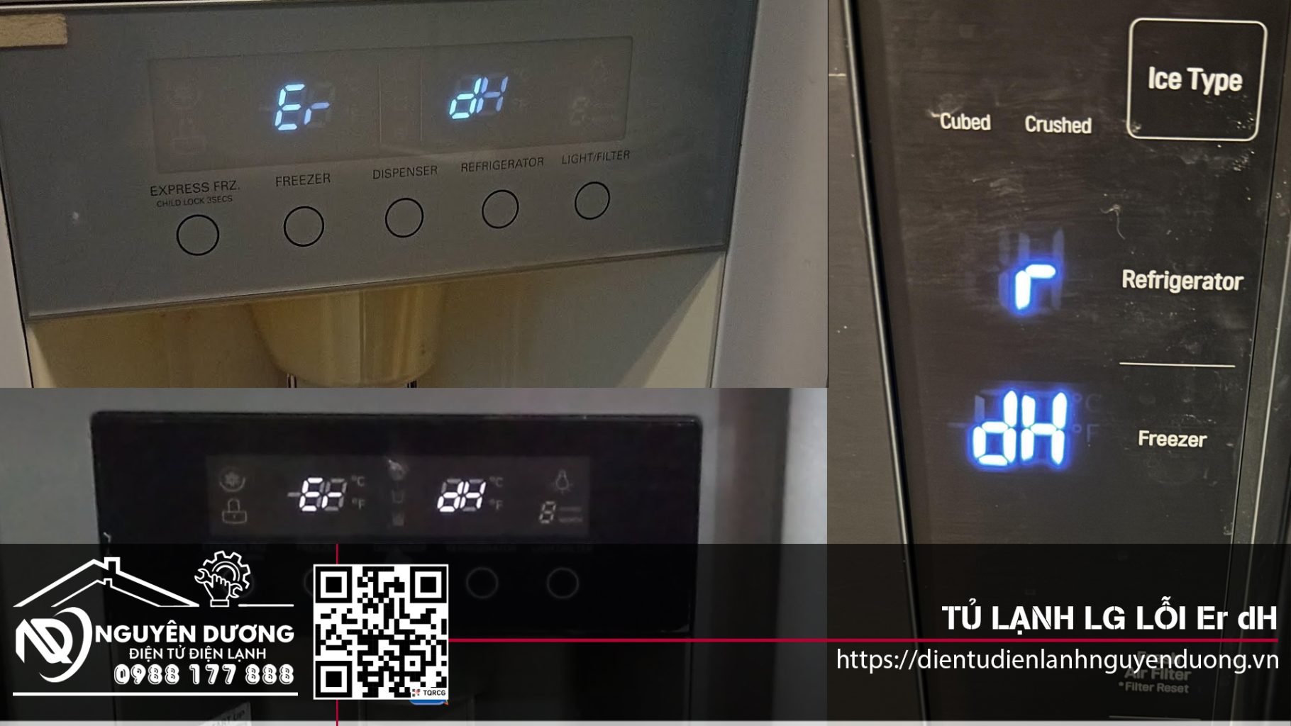 Tủ Lạnh LG Báo Lỗi Er dH
