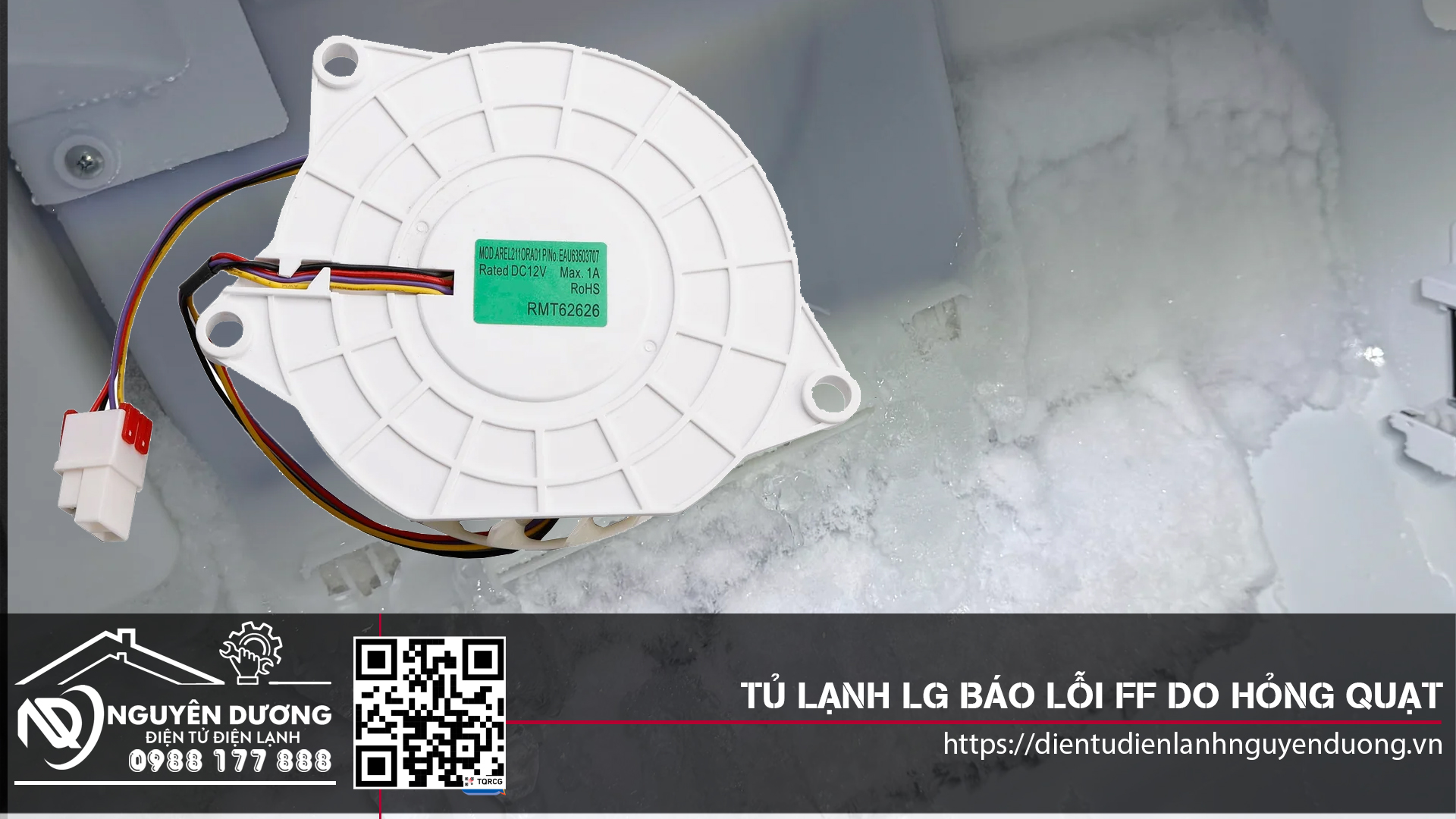 Tủ Lạnh LG Lỗi FF Do Hỏng Quạt