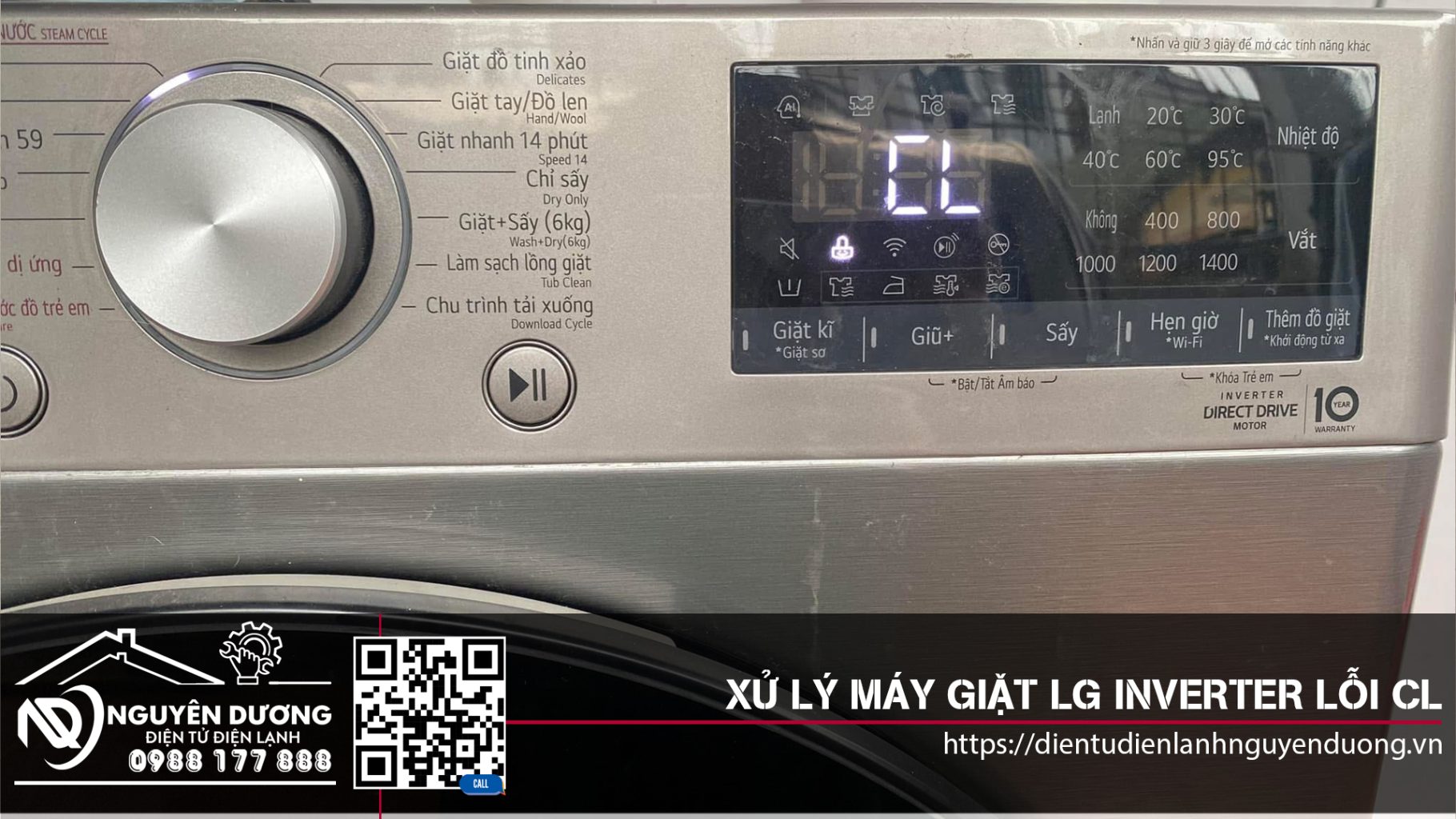 Xử Lý Máy Giặt LG Lỗi CL Hiệu Quả